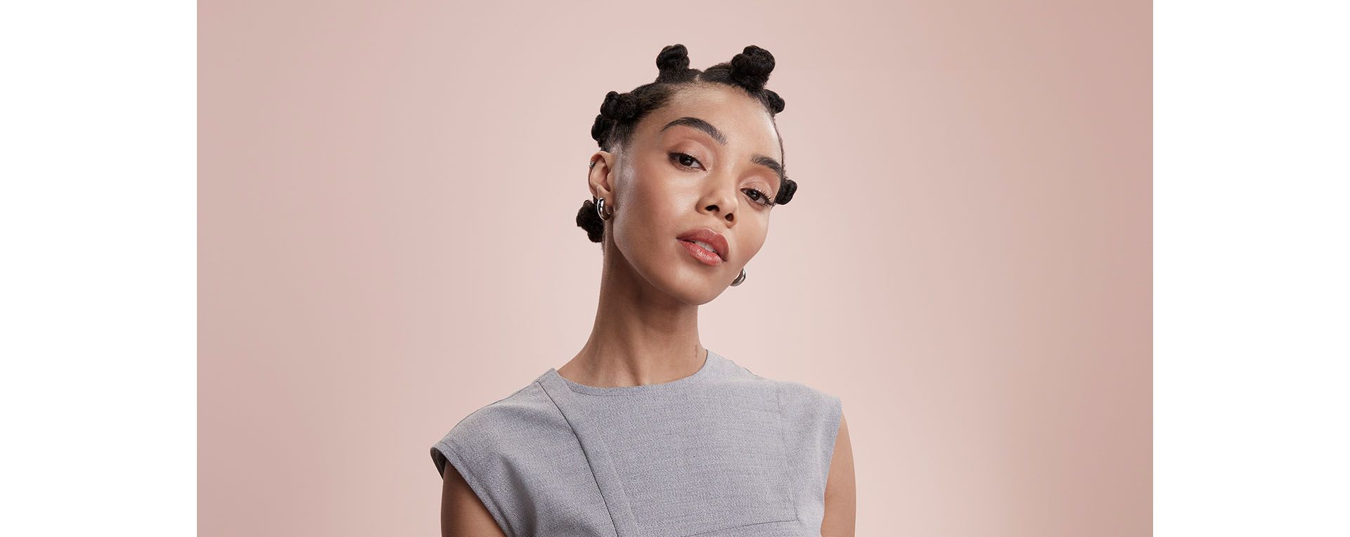 Images of models with finished styles.