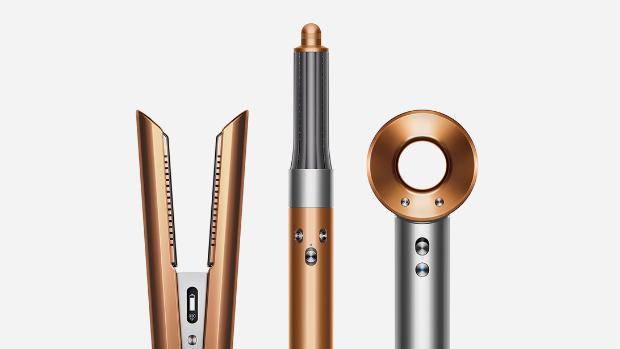 Imagen de la gama de accesorios para el cuidado del cabello de Dyson