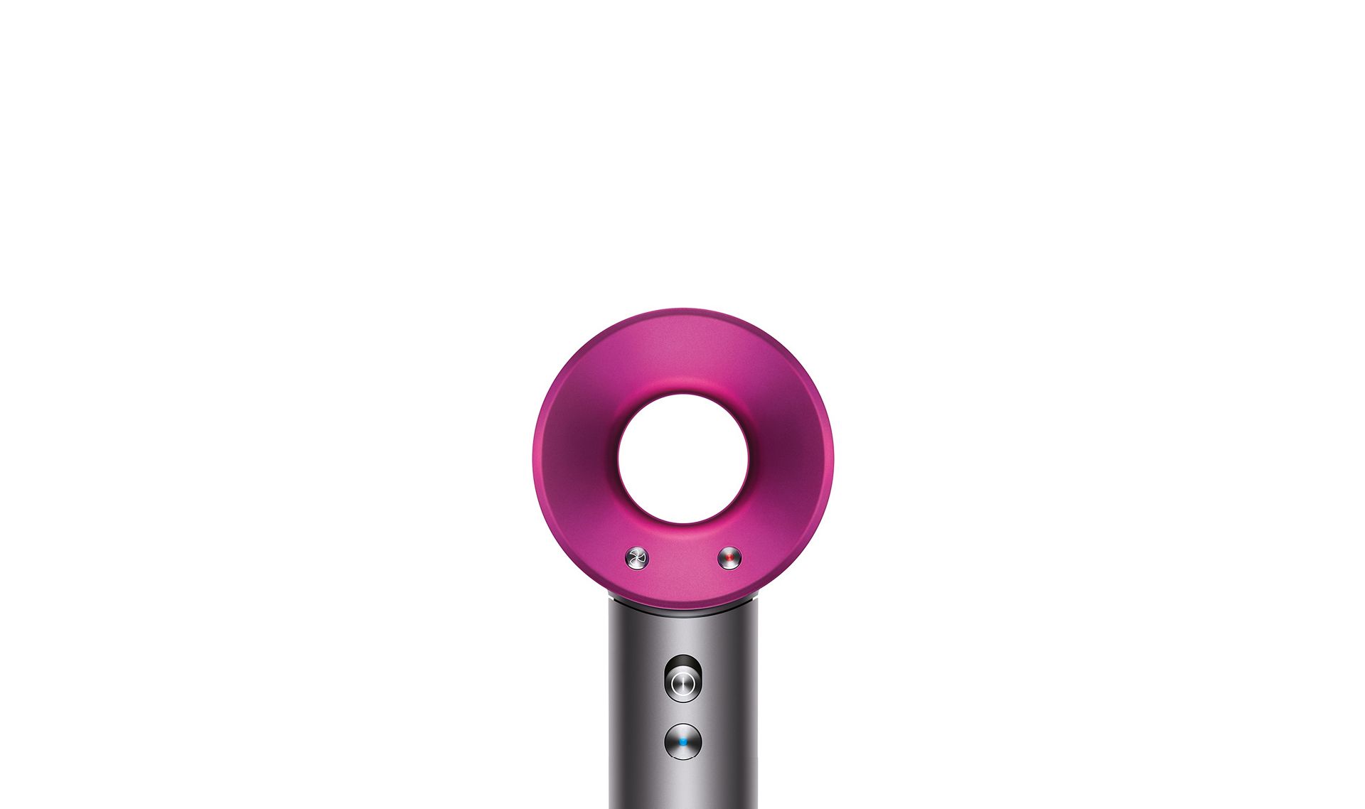 Close up of the Dyson supersonic hair dryer.