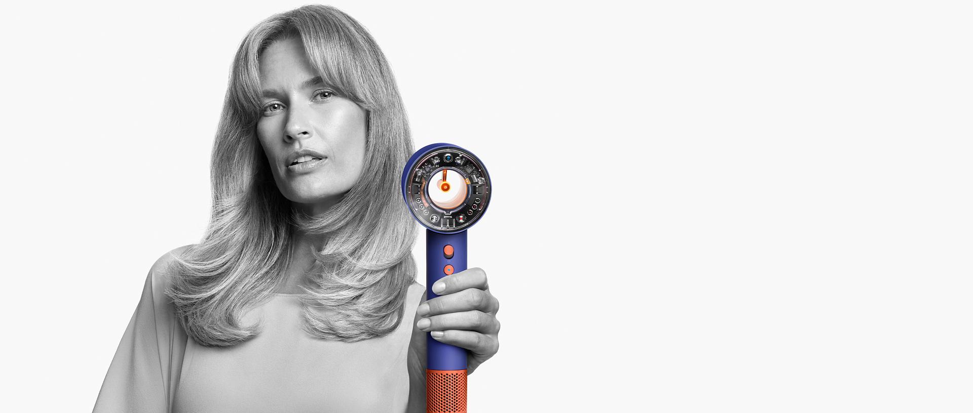 Close-up of the Dyson Supersonic Nural hair dryer