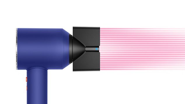 Visualised airflow of Styling concentrator.