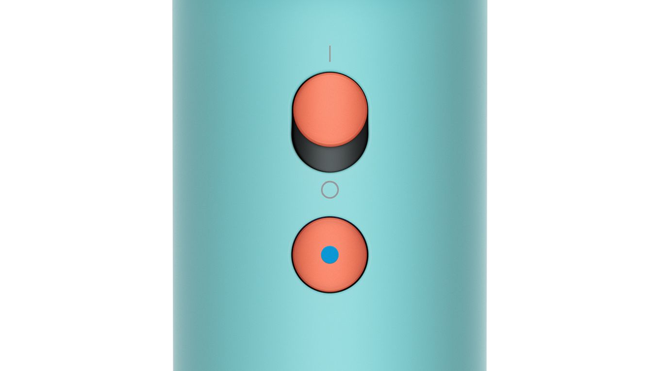 Plan rapproché du bouton de jet d’air froid Plan rapproché du bouton de jet d’air froid