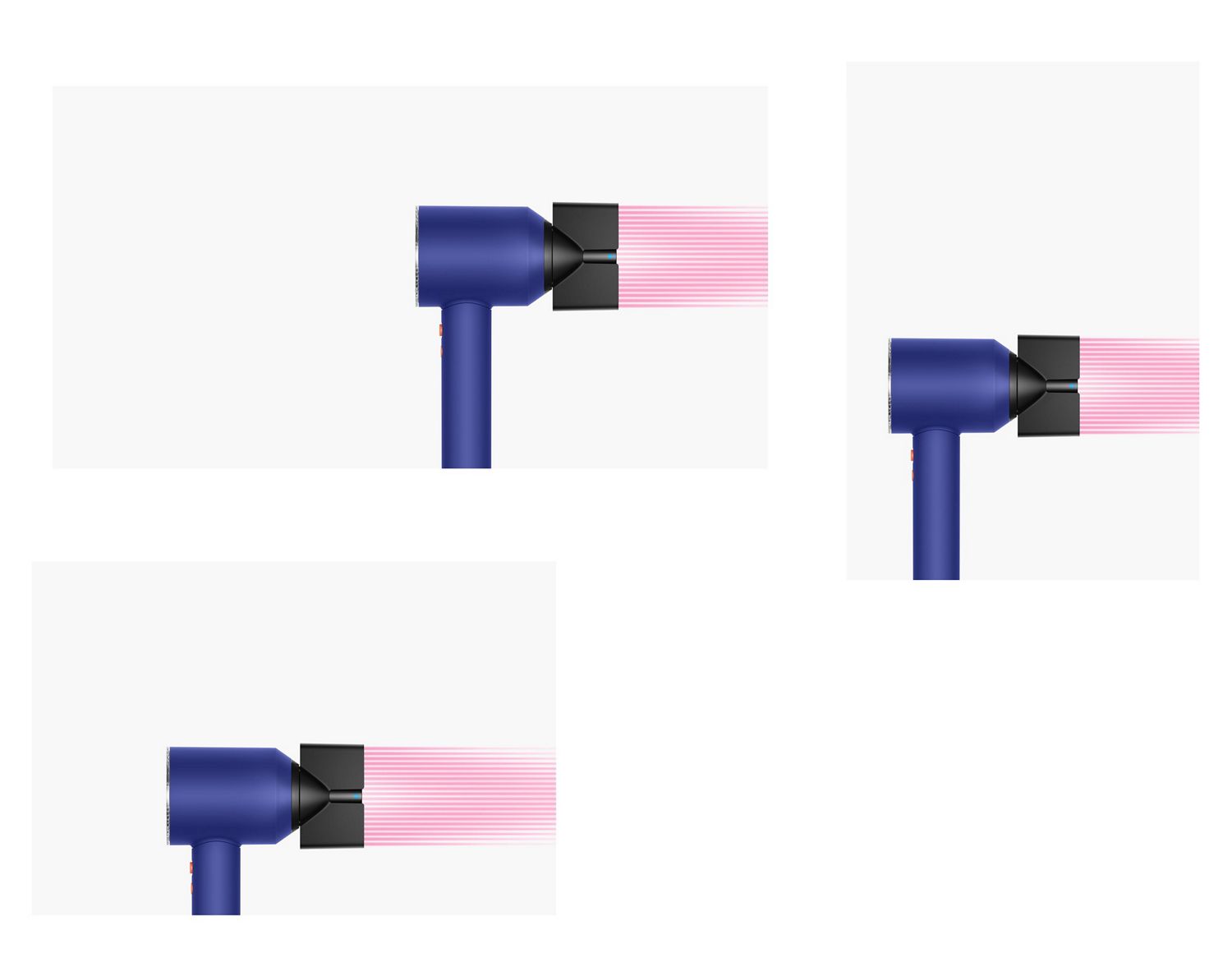Airflow of the Styling concentrator