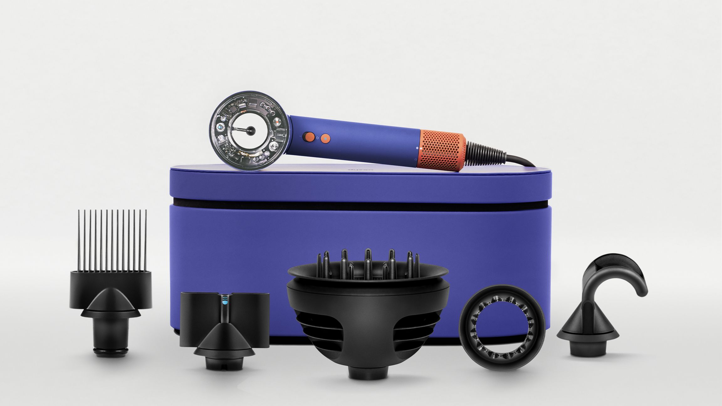 Dyson Supersonic Nural, estojo de apresenta��o e acess�rios