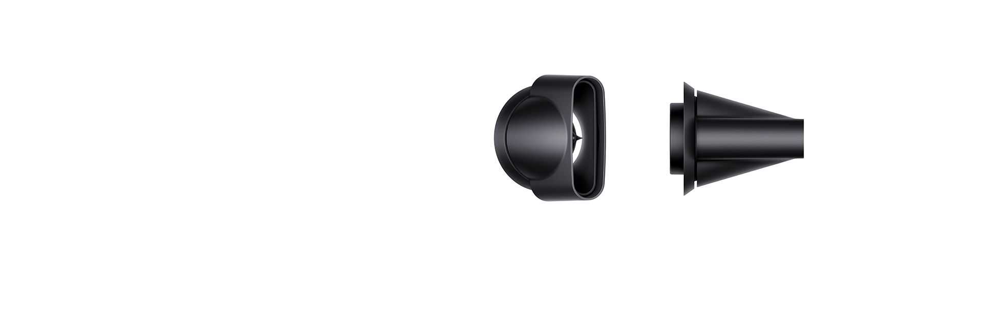 Bocal concentrador do Dyson Supersonic™ em Preto/Níquel