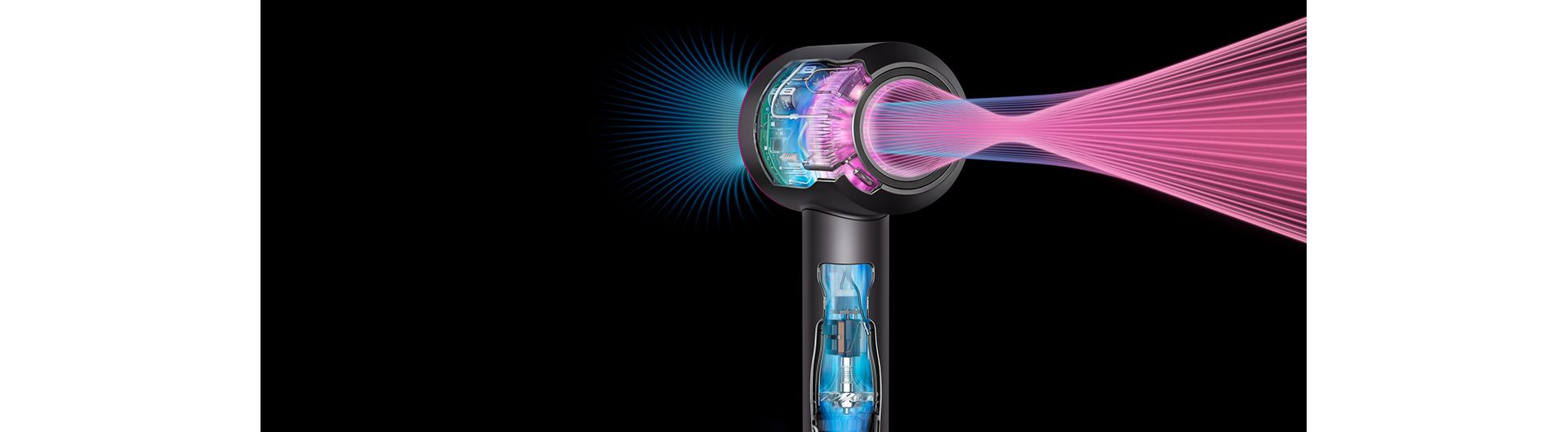 Abbildung innere Mechanismen Dyson Supersonic™ Haartrockner 