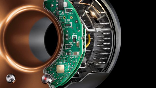 Röntgenbild vom Innenleben des Dyson Supersonic Kopfs