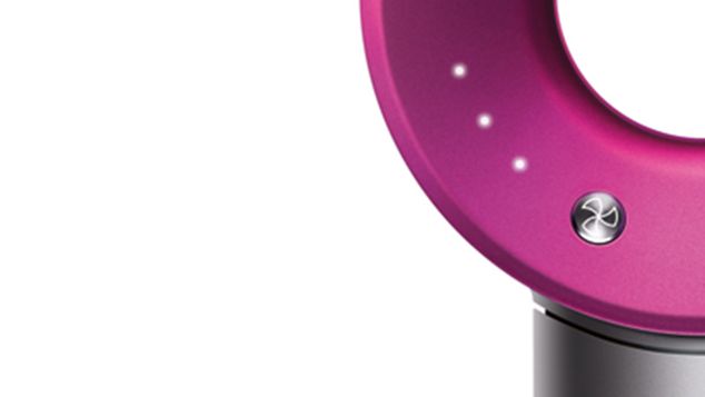 Nahaufnahme der Bedientasten des Dyson Supersonic