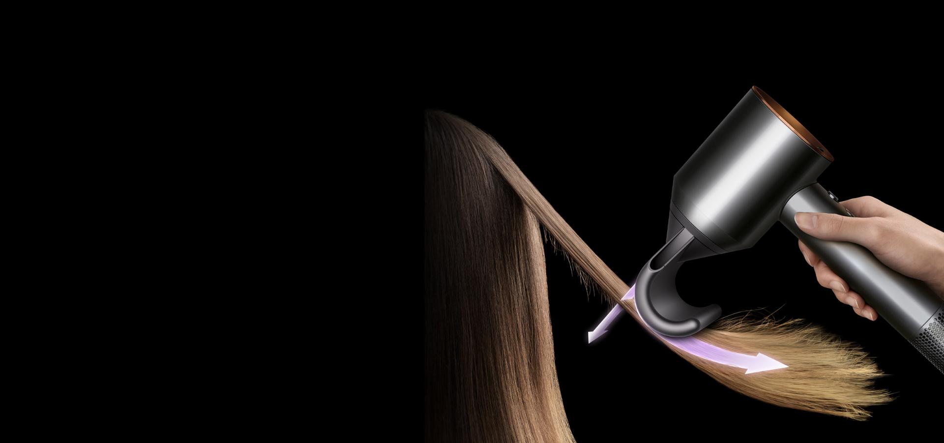 展示全新抗毛躁風嘴運作方式的動畫。