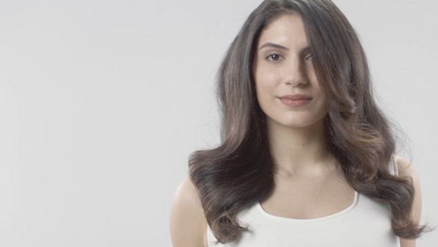 Images of models with finished styles.