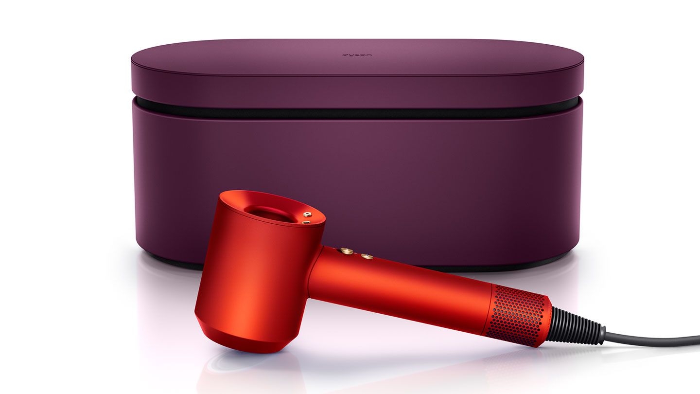 Dyson supersonic hair dryer red top