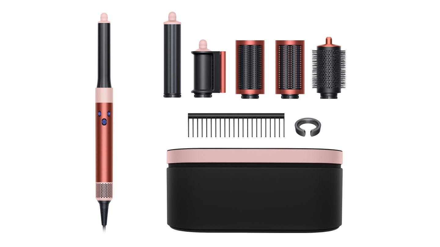 Dyson Airwrap™ multi-styler and dryer Straight+Wavy (Strawberry  Bronze/Blush Pink)