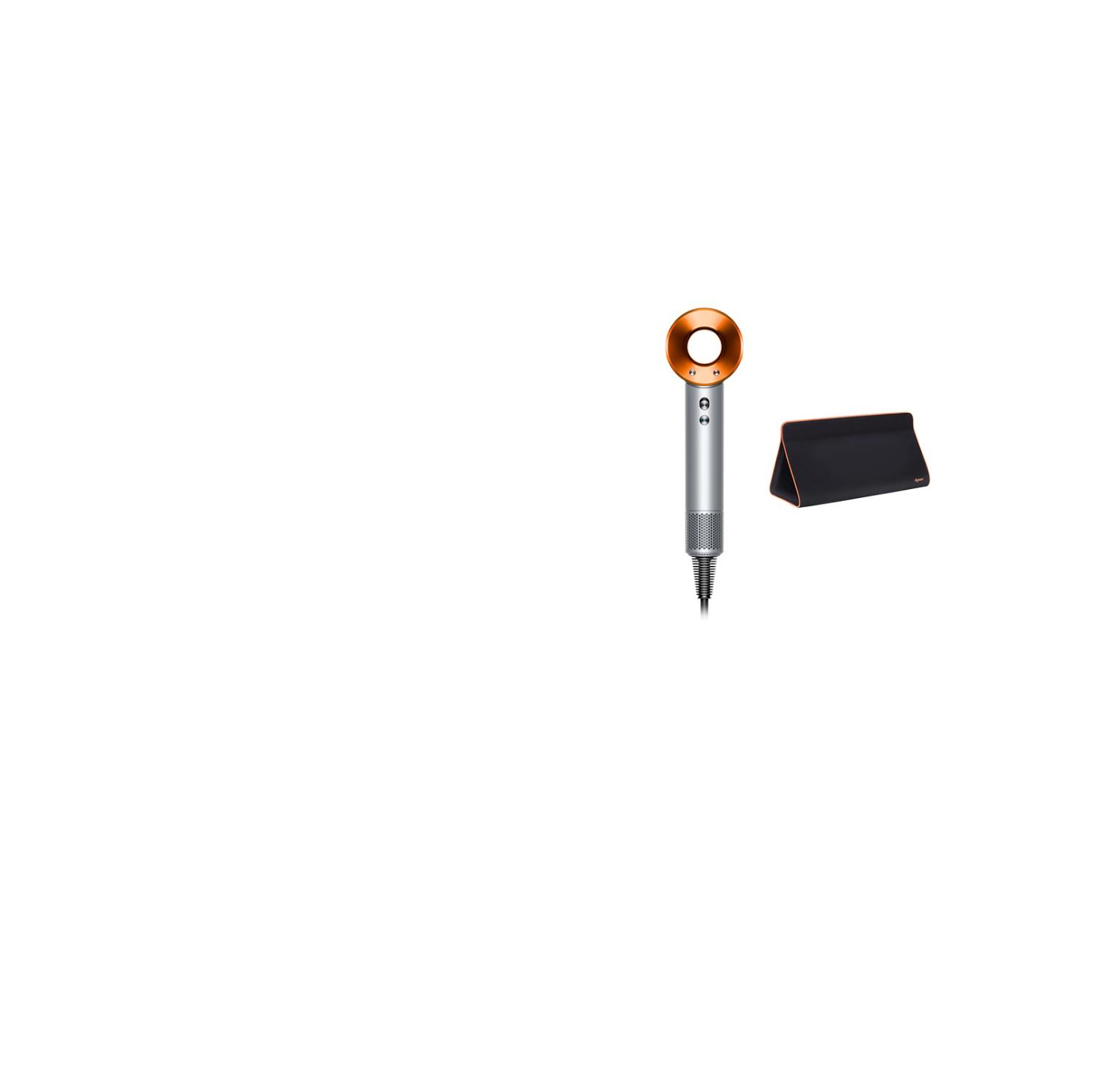 Copper Dyson Supersonic hair dryer with travel bag Copper Dyson Supersonic hair dryer with travel bag