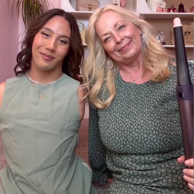 Dyson Airwrap Co-anda2x™ multi-styler and dryer Straight+Wavy (Amber silk/ Pink champagne)