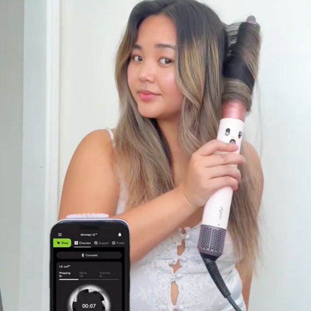 Dyson Airwrap Co-anda2x™ multi-styler and dryer Straight+Wavy (Amber silk/ Pink champagne)