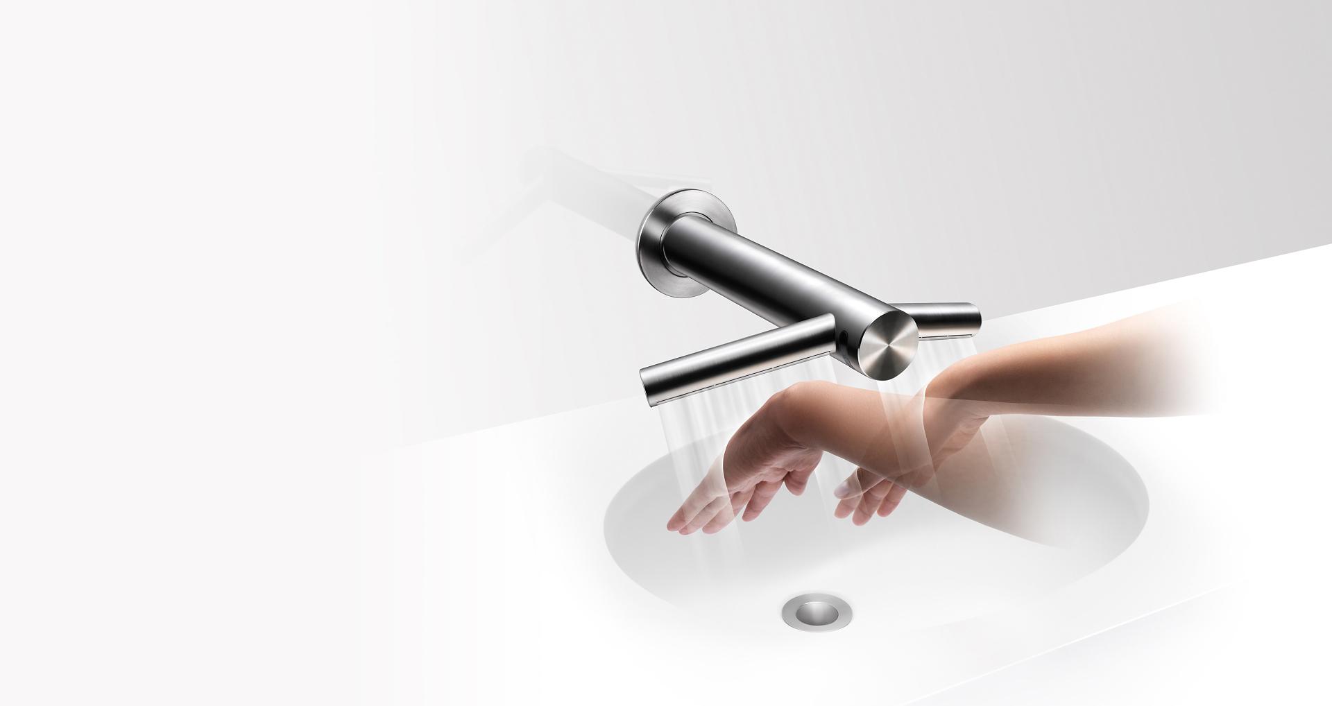 Features - Dyson Airblade Wash+Dry hand dryer - For business