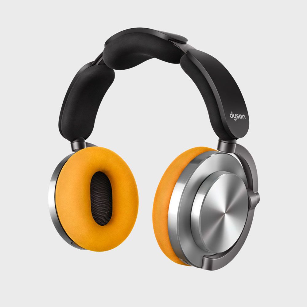 Dyson OnTrac wireless headphones in the CNC Aluminium colourway.