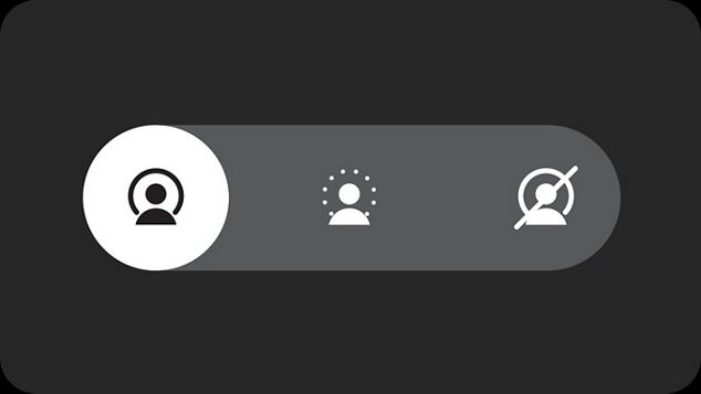 The Noise cancellation settings menu, for the Dyson OnTrac headphones, in the MyDyson app.