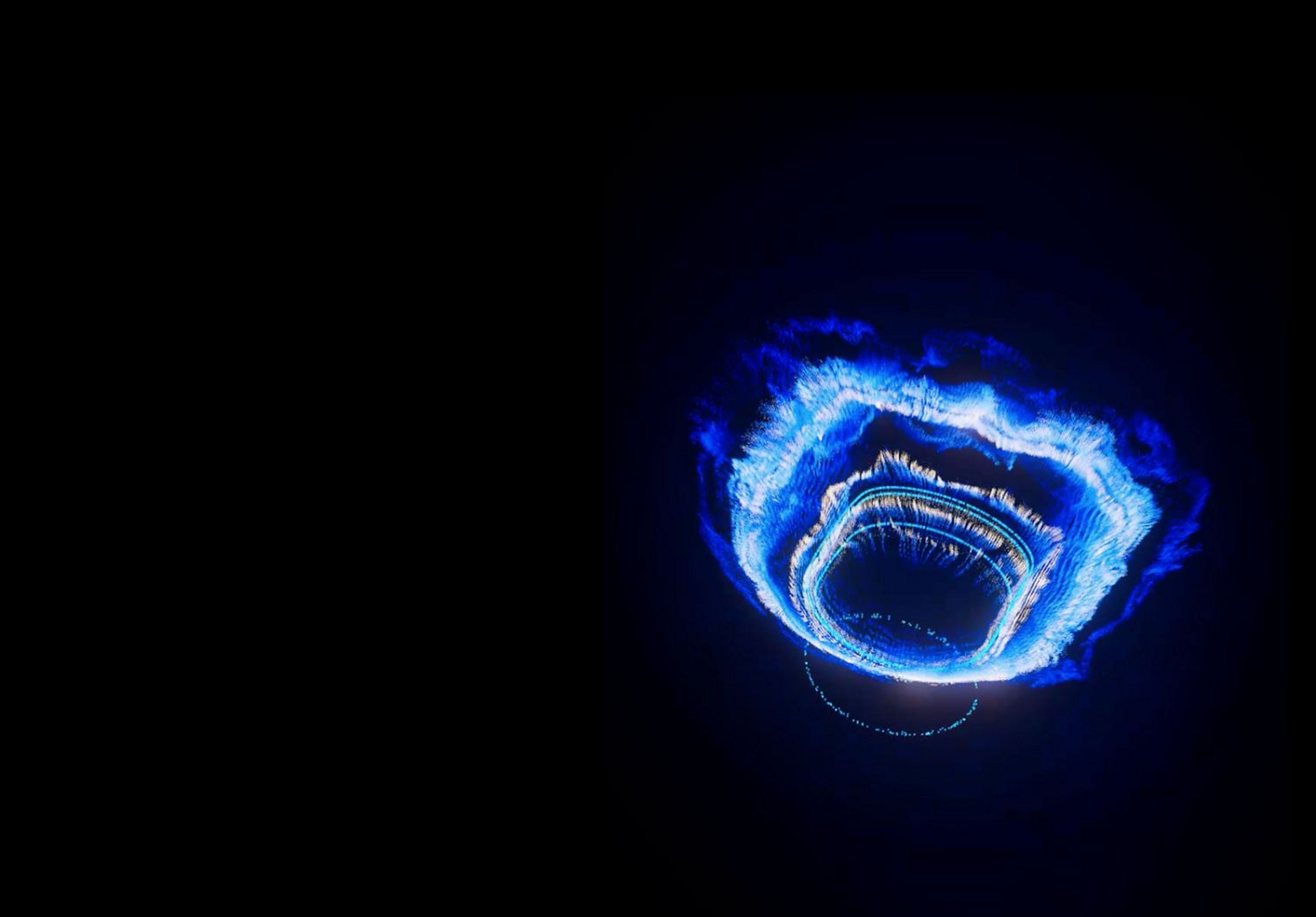 An animation of an audio plume.