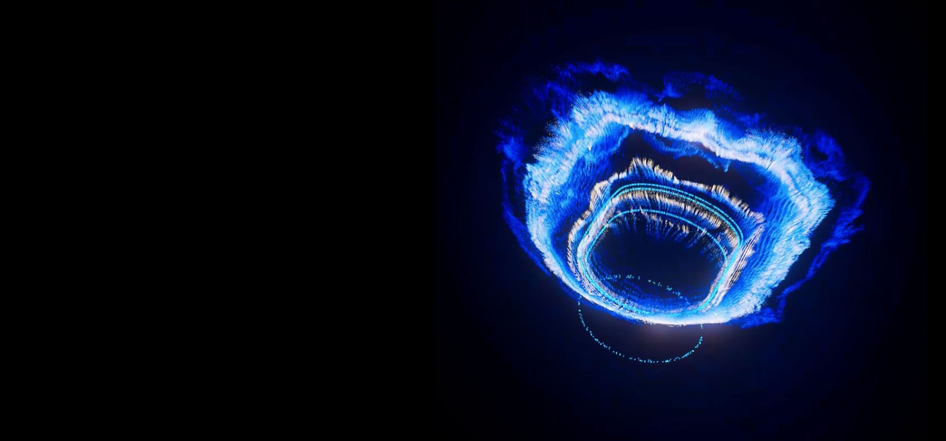 An animation of an audio plume.