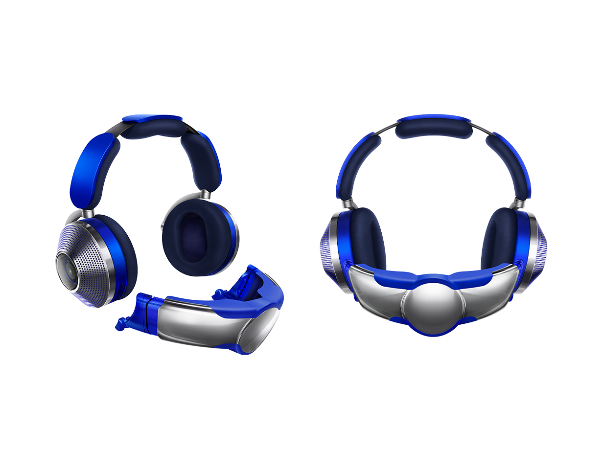 Dyson Zone™ headphones with air purification (Ultra Blue/Prussian Blue) Dyson US