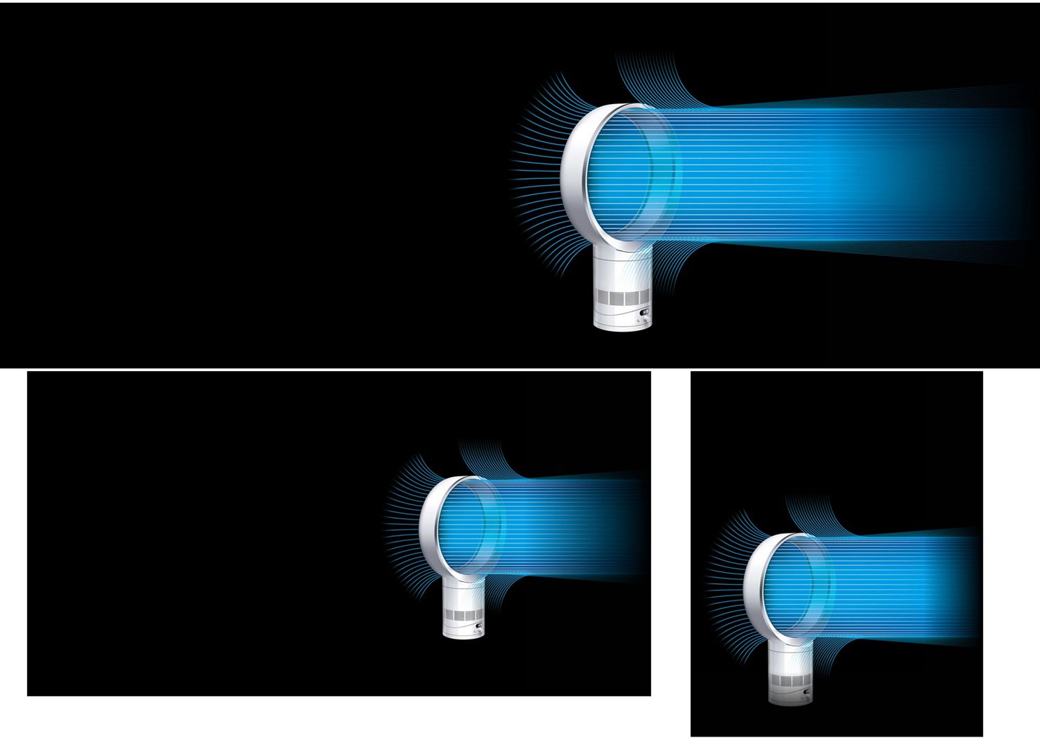 The Dyson Fluffycones cleaner head cleans right up to the edge of a floor.