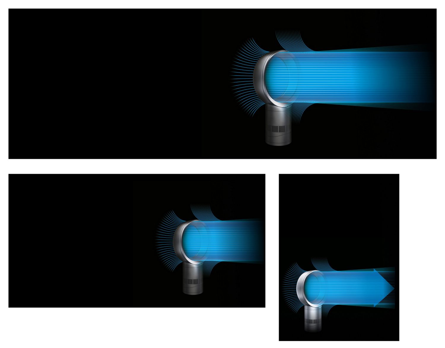 The Dyson Fluffycones cleaner head cleans right up to the edge of a floor.