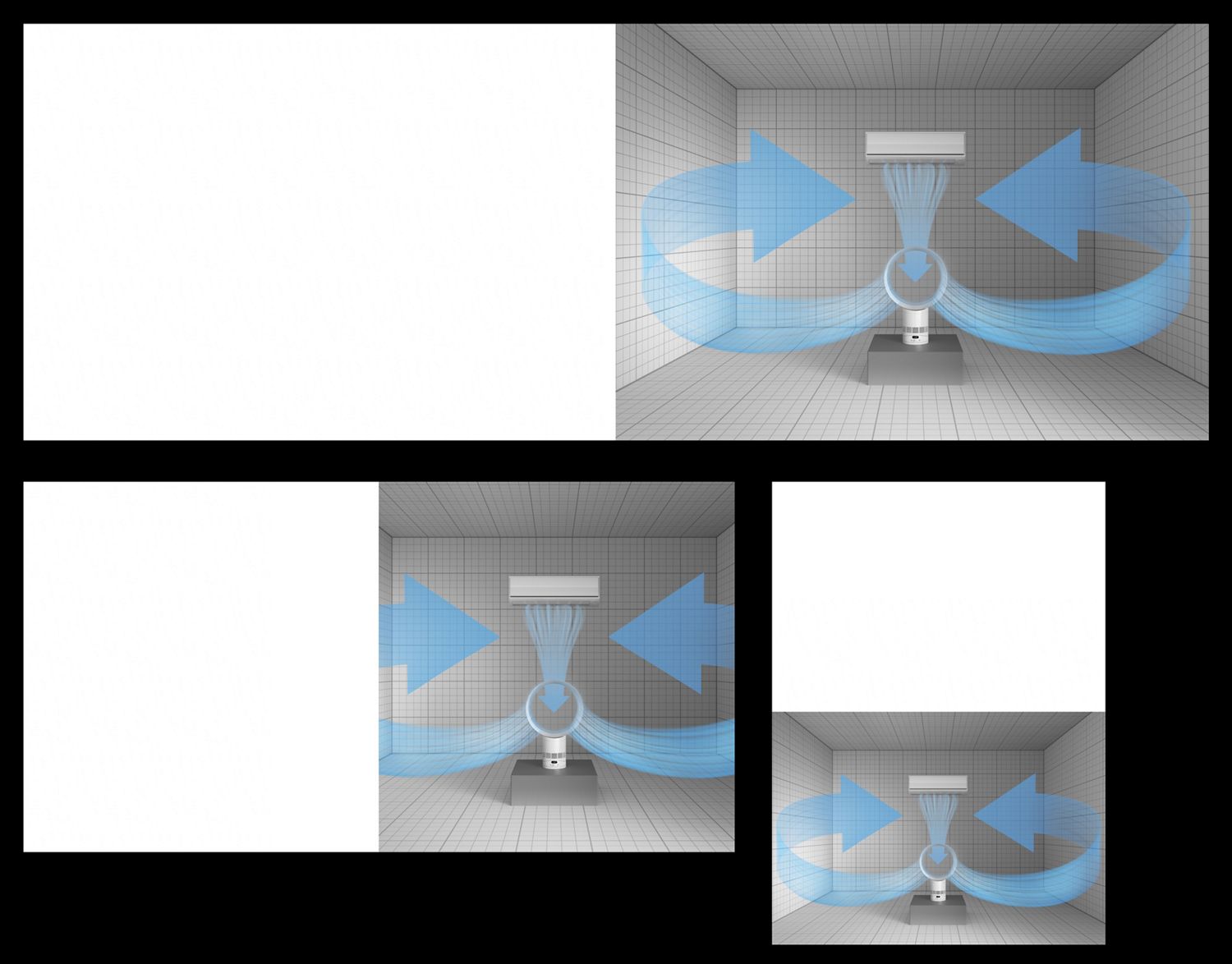 The Dyson Fluffycones cleaner head cleans right up to the edge of a floor.