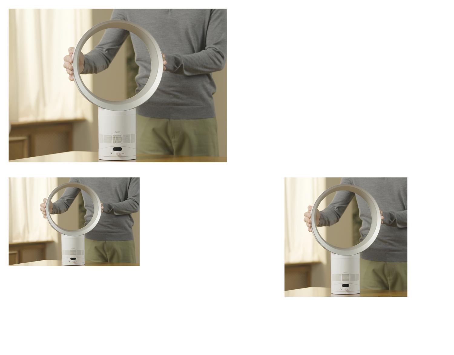 Le ventilateur Dyson Cool CF1 est déballé par son nouveau propriétaire.