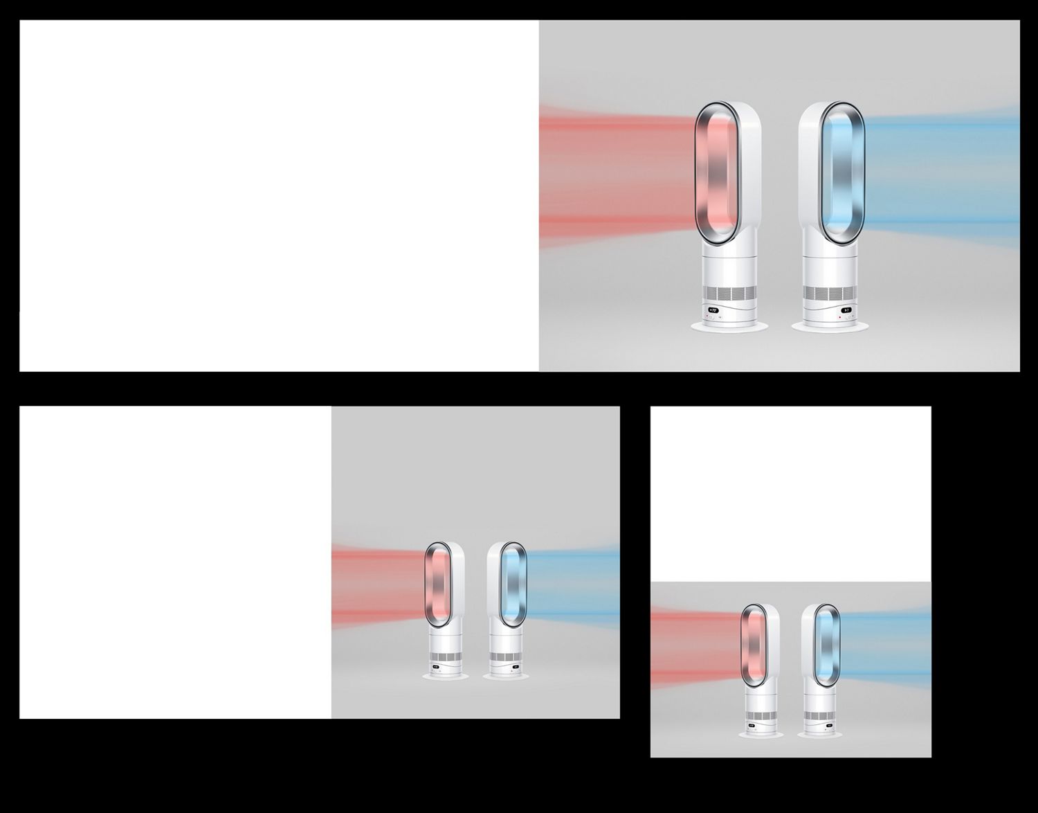 Dyson Hot+Cool HF1 Remote Link Pre-heat heater and cooling fan in both heating and cooling mode.