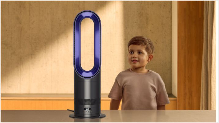 Dyson Hot+Cool™ HF1 Rapid React heater and cooling fan (Black