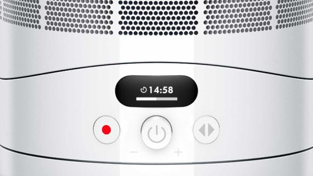 Kütte- ja ventilatsiooniseadme Dyson Hot+Cool HF1 Remote Link Pre-heat LCD-ekraan.