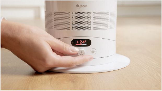 Temperatūru var regulēt, izmantojot skalu.