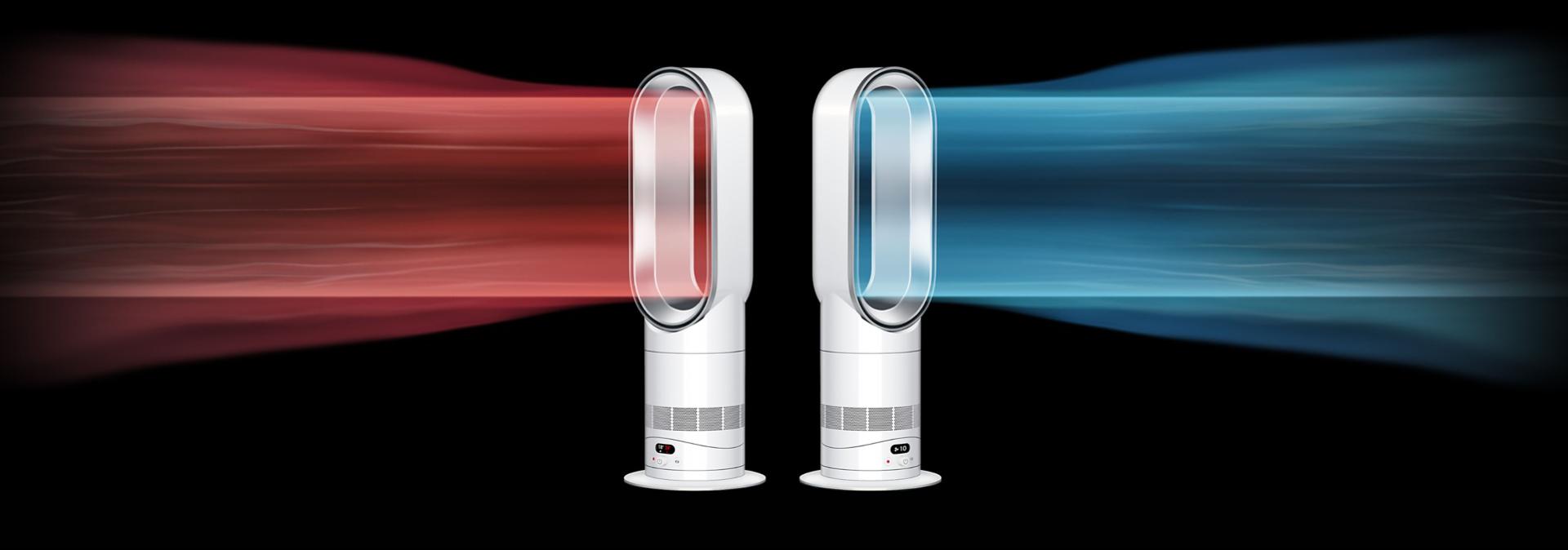 Dyson Hot+Cool HF1 Remote Link Pre-heat heater and cooling fan in both heating and cooling mode.