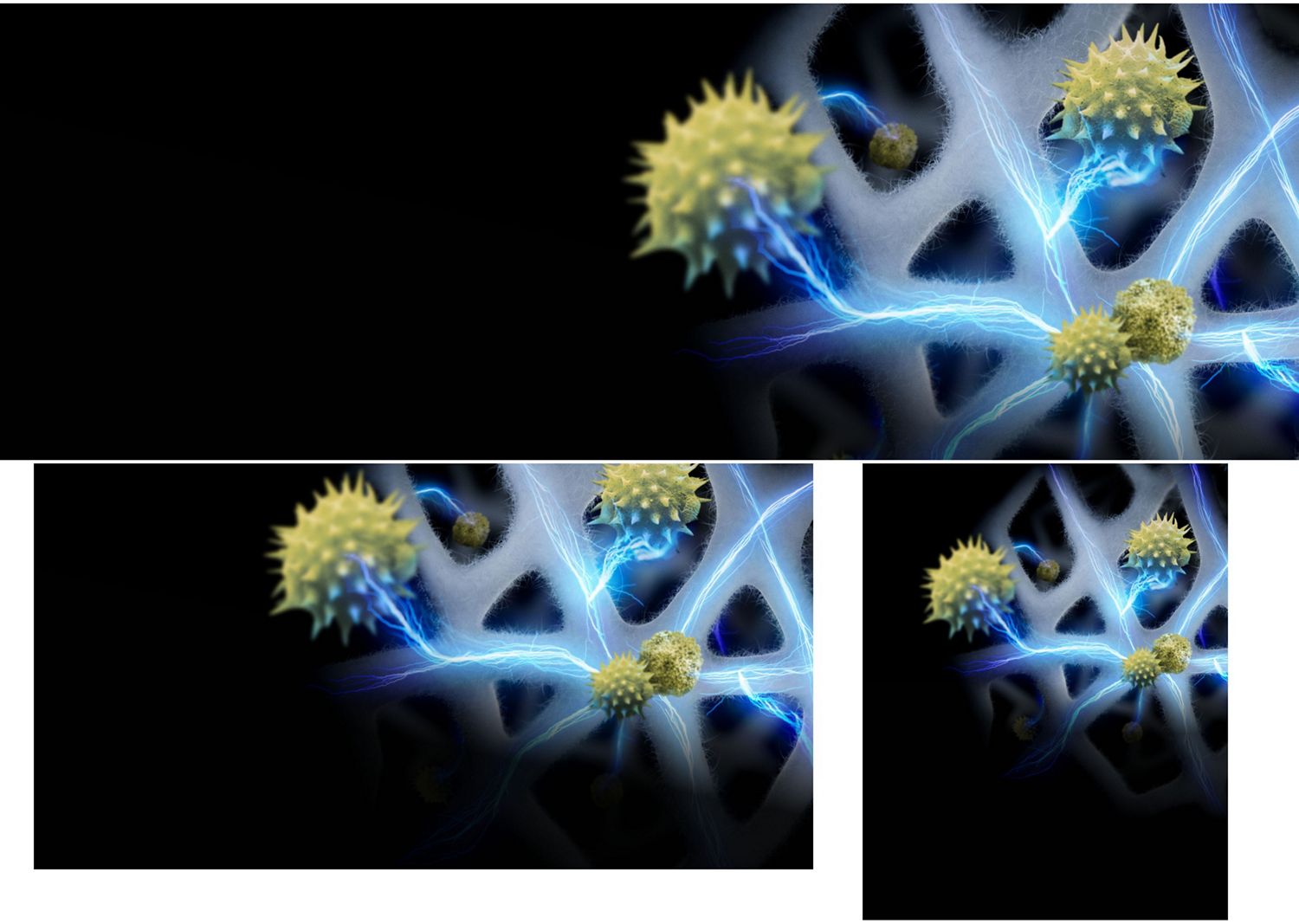 Dyson Hushjet shizuka空気清浄機がアレルゲンを捕集している様子のイメージ。 A representation of allergens being captured by the Dyson HushJet Compact Purifier.