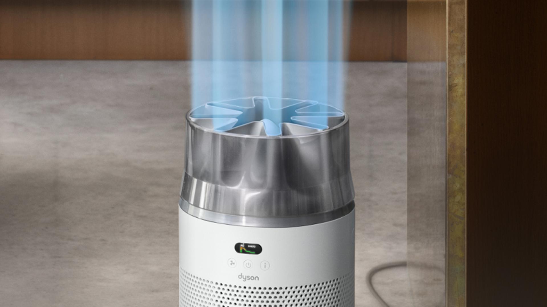 Dyson HushJet™ Purifier Compact 空氣清新機 HJ10有效感應房間內的空氣質素,在自動模式下會調整風速。