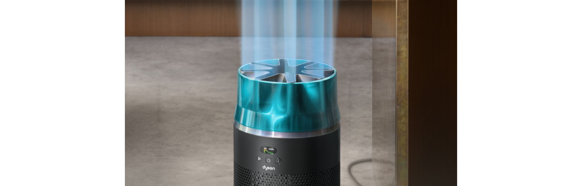 The Dyson HushJet Compact Purifier senses the air quality in a room and adapts fan speeds.