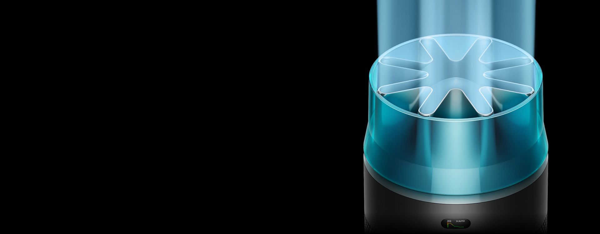 The Dyson HushJet Compact Purifier projects airflow through the hush kit.