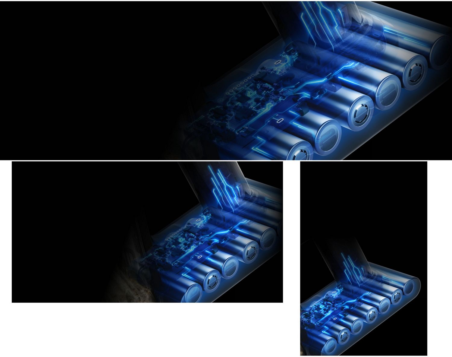 La puissante batterie lithium-ion à 7 cellules de l’aspirateur Dyson V8 Cyclone.