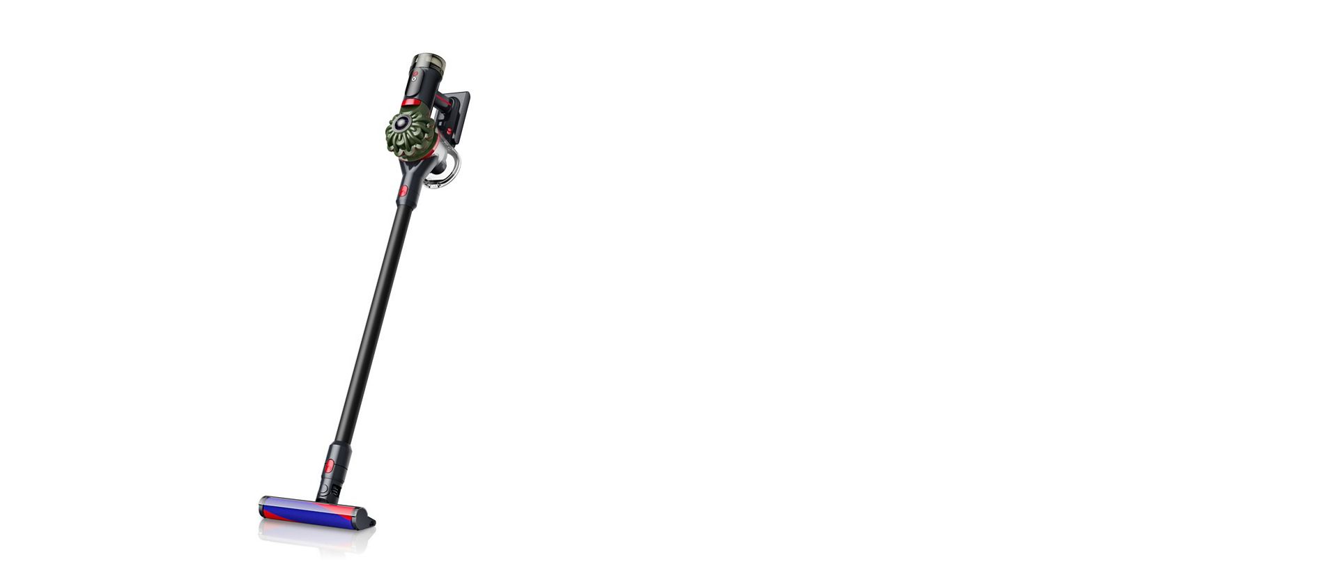 The Dyson V8 Cyclone cordless vacuum.