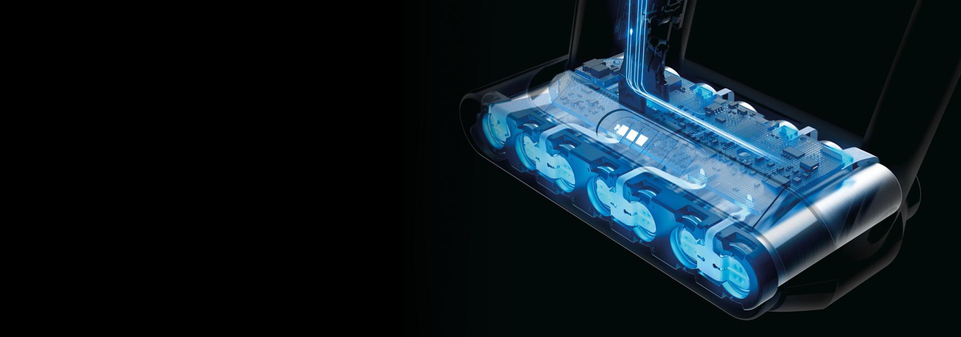 Baterie vysavače Dyson V10.