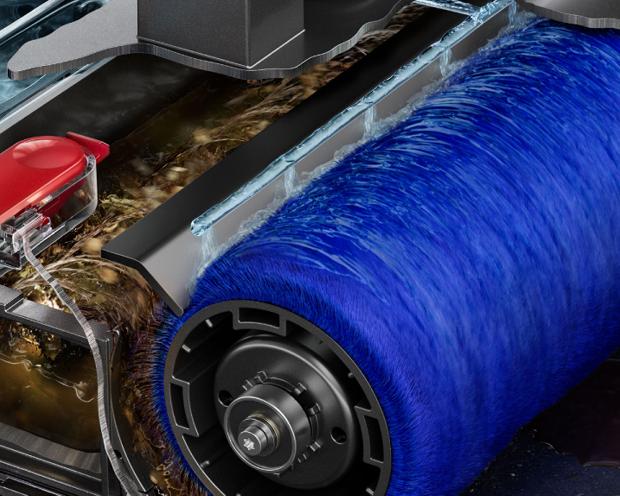 Przekrój technologii w elektroszczotce do czyszczenia na mokro Submarine.