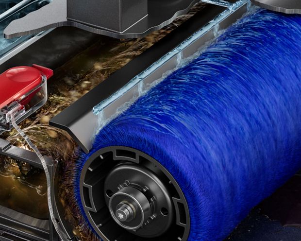 Przekrój technologii w elektroszczotce do czyszczenia na mokro Submarine.