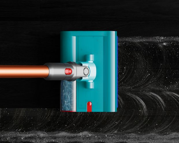 Elektroszczotka Dyson Submarine do czyszczenia podłóg twardych.