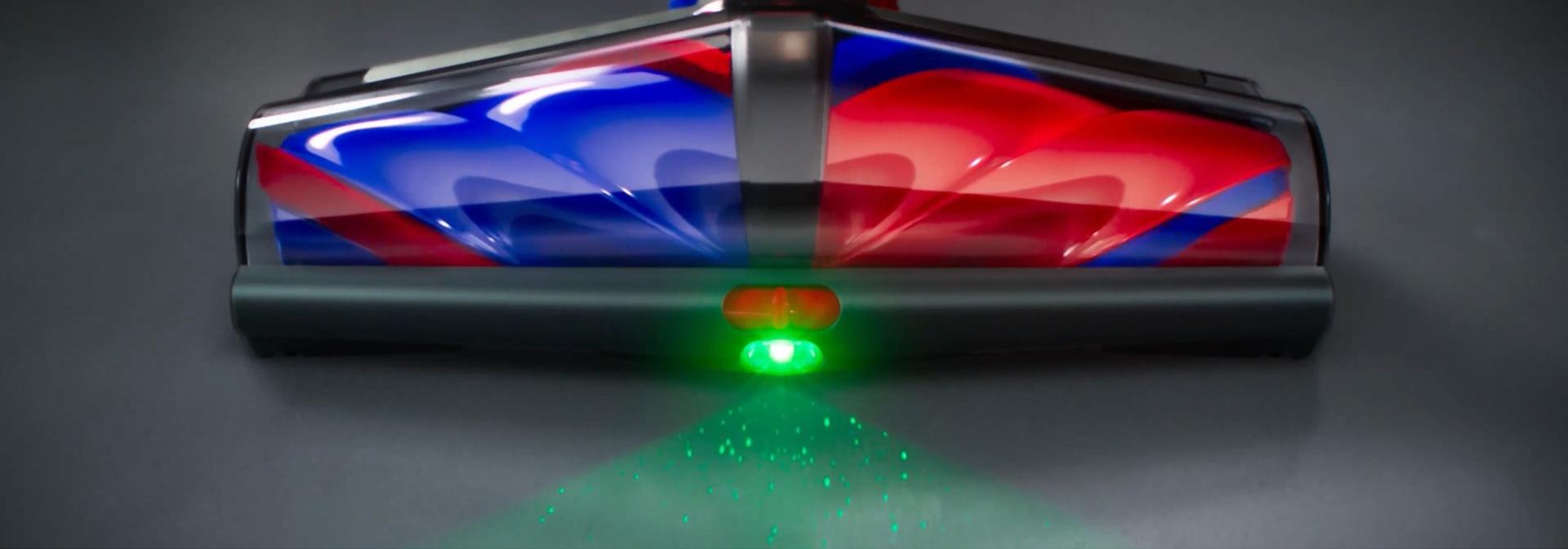 صورة مُقرَّبة لأعمدة الفُرَش المخروطية.