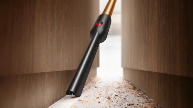 The Crevice tool is used to clean in a narrow space.