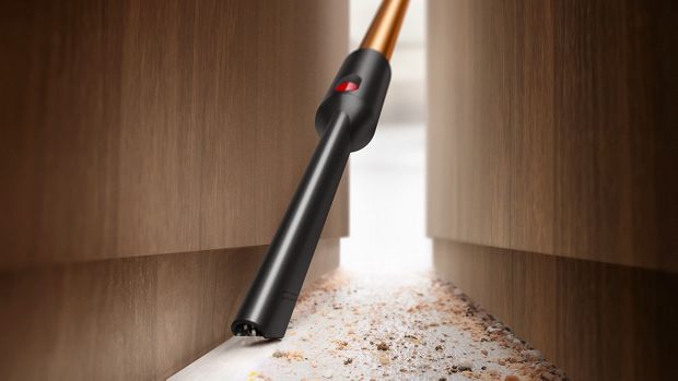 The Crevice tool is used to clean in a narrow space.