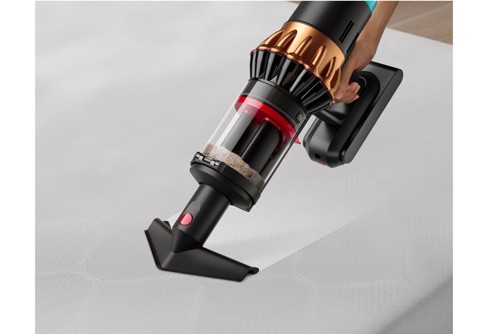 The Mattress tool 2.0 is used to clean a mattress.