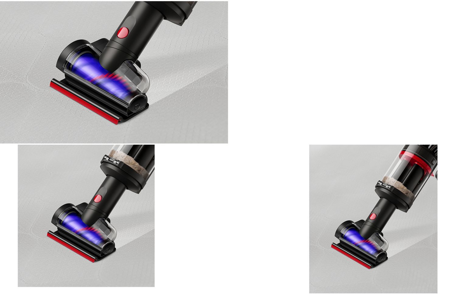 The Hair screw tool 2.0 is used on a mattress.