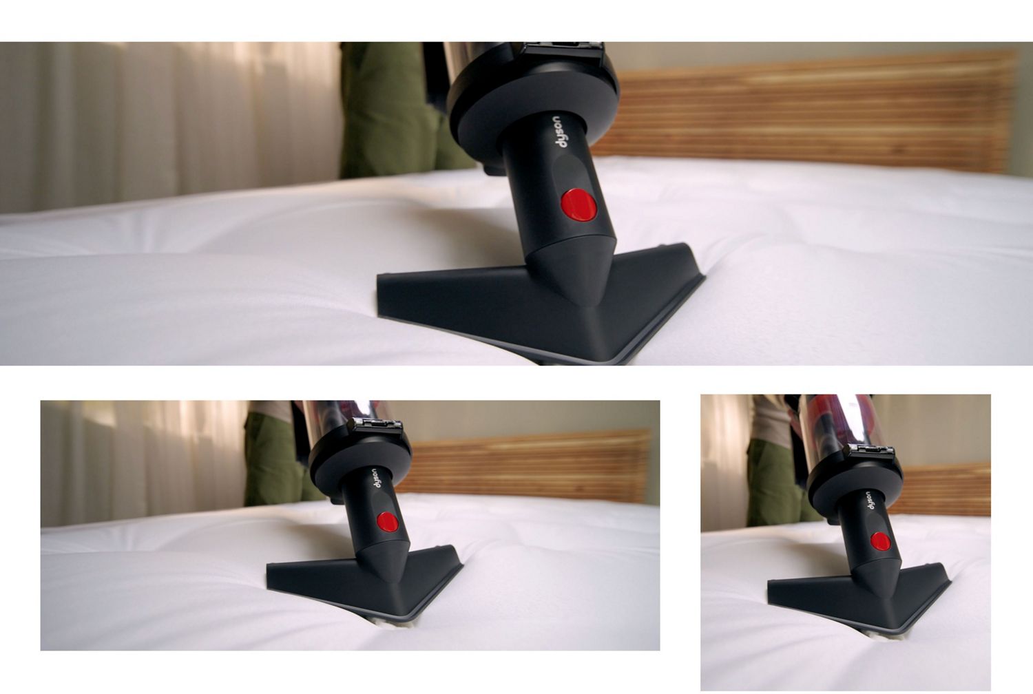 La spazzola per materassi 2.0 viene utilizzata per pulire a fondo un materasso.